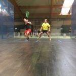 Squash-Glas-Court-Action