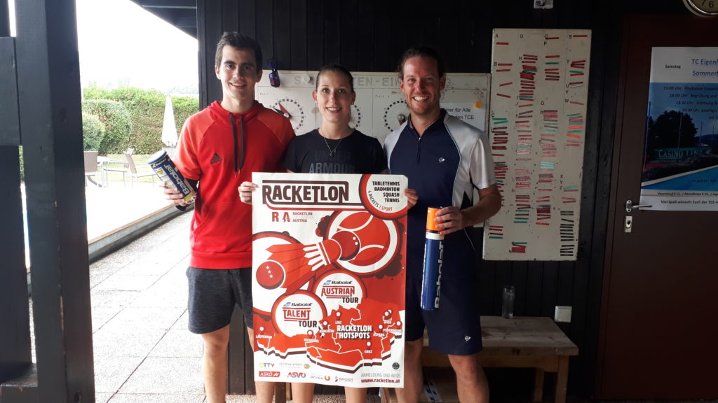 Babolat Austrian Tour Linz: 1. Christine Seehofer, 2. Philipp Patzelt, 3. Rainer Doppelmair